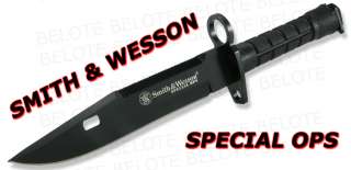 Smith & Wesson Spec Ops BLK Challenger M9 Bayonet SW2B  