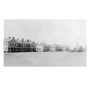  Vancouver, Washington, View of Soldiers Quarters and Drill 