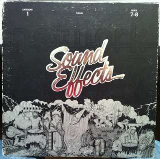 NETWORK SOUND EFFECTS PRODUCTION LIBRARY animals 7 8 LP VG+ NTWK 4 