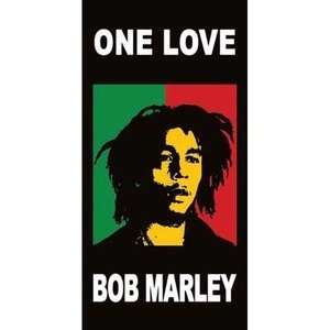  One Love Rasta Beach Towel   Bob Marley Health & Personal 