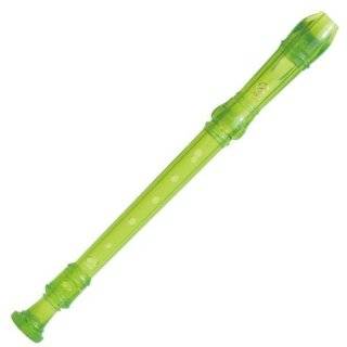   Soprano Translucent Recorder with Baroque Fingering Translucent Green