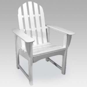  Polywood Recycled Plastic Classic Adirondack Dining Chair 