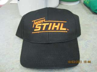 STIHL Black and Orange Team STIHL Hat/Cap  