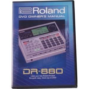  Roland DR 880 DVD Video Manual Musical Instruments