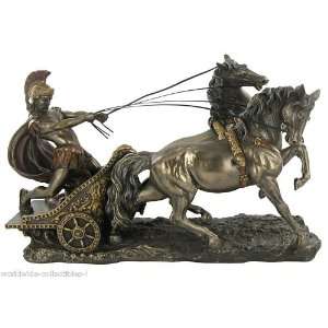  Roman Chariot Statue Sculpture   Magnificent 
