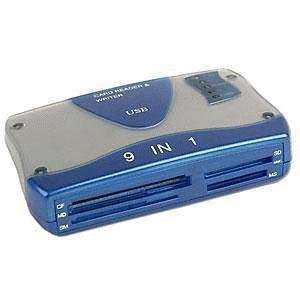 Card Reader / 9 in 1   Card reader ( MS, MS PRO, Microdrive, MMC, SD 
