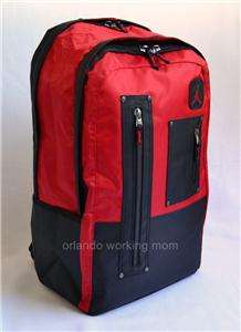   Nike Air Jordan Jumpman 15 laptop black red 23 travel school book bag