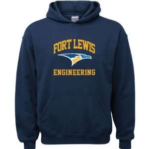   Navy Youth Engineering Arch Hooded Sweatshirt