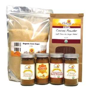 Organic Baking Spices, Sugar & Cocoa:  Grocery & Gourmet 