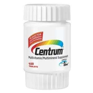 CENTRUM Multi Vitamin Multivitamin Multimineral 100 ct Tablets  