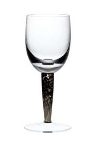 NEW Denby Jet Black Footed White Wine Glass(es) 745606486819  