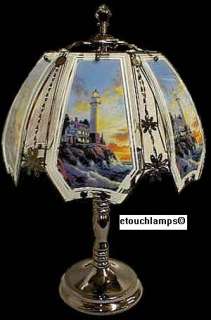 Lighthouse Touch Lamp II with Pewter Base~touch lamps  