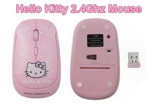 Hello Kitty 2.4G Wireless Mouse Mice For DELL MAC P235  