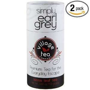 Village Tea Company Simply Earl Grey Loose Leaf Tea, 3.88 Ounce 