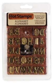 Walnut Hollow Leather and Wood Branding Hot Stamps ALPHABET 29379 NEW 
