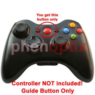 XBOX 360 Controller Modding Guide Button   Ruby Red  