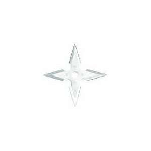 Throwing Star 4 Point Sharp Stainless Steel w/case 4.25,  