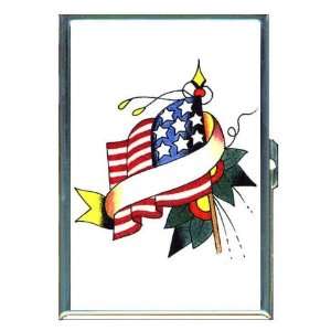 American Flag Tattoo Retro ID Holder, Cigarette Case or Wallet MADE 